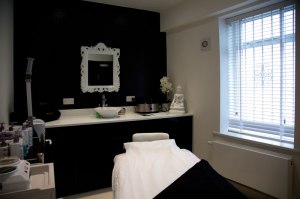 Treatment room at Exhale Therapy