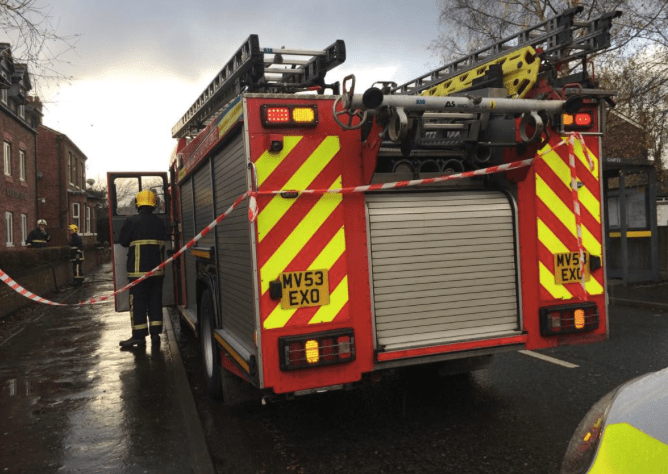 Image taken by Ben Levy at the scene. (via Twitter)