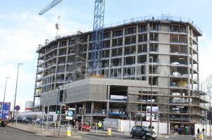 Hotel football taking shape